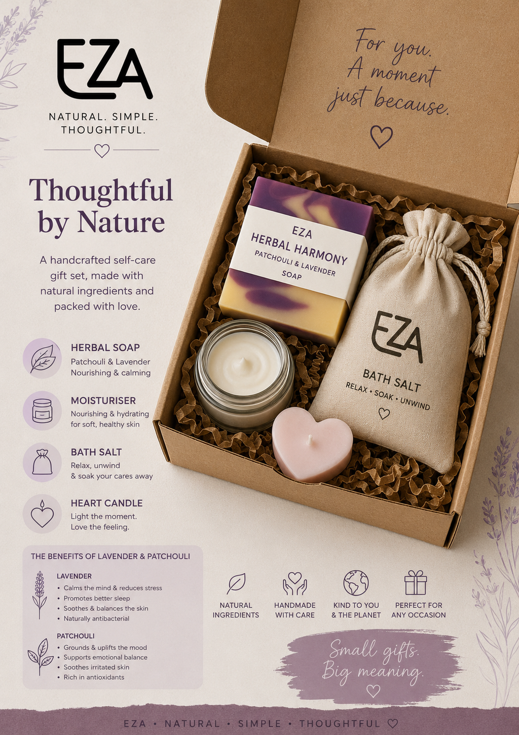 The Relaxation Kit - EZA Natural Self-Care Gift Set